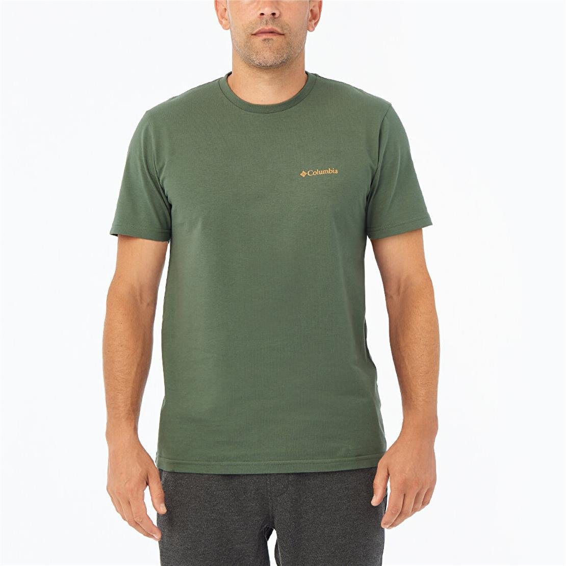 COLUMBIA CS0282 CSC M BASIC SM LOGO BRUSHED SS TEE