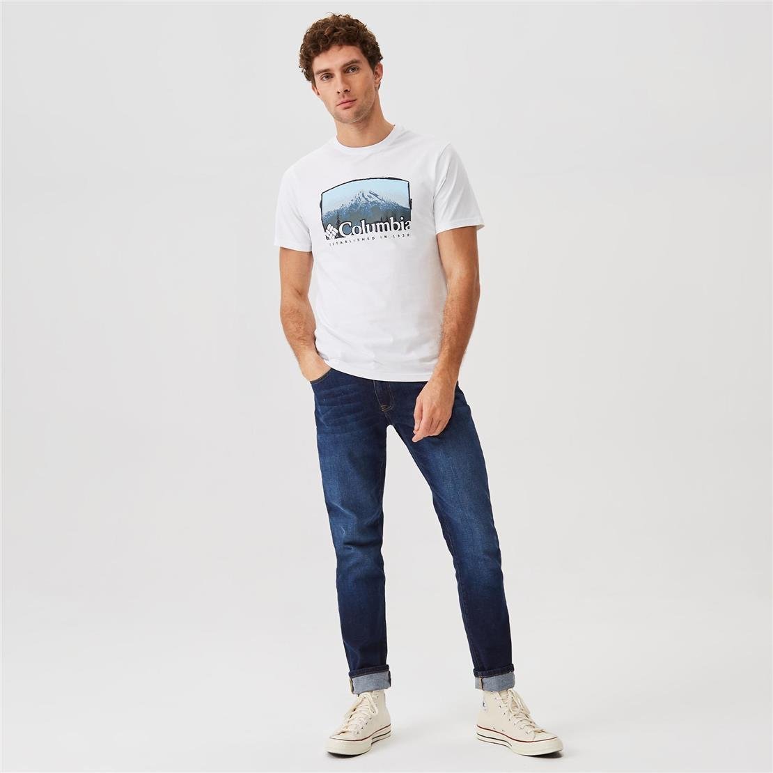 COLUMBIA CS0290 CSC M FOGGY HAVEN SS TEE