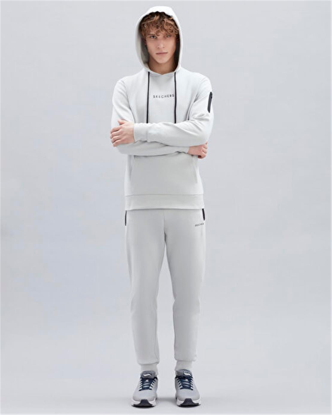 SKECHERS M 2XI-Lock Arm Zipped Hoodie