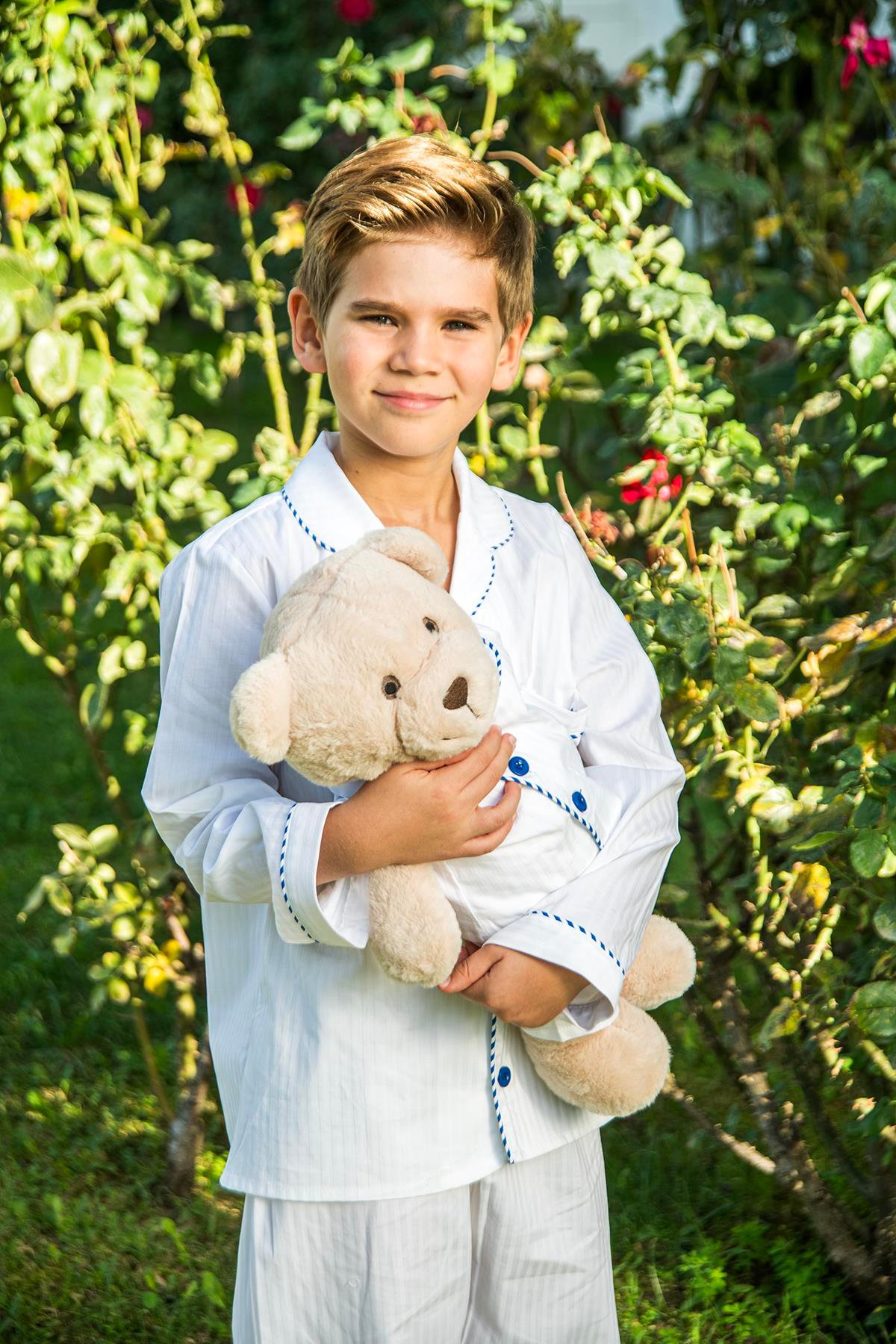Gingerman Pyjama Set with Matching Teddy Bear