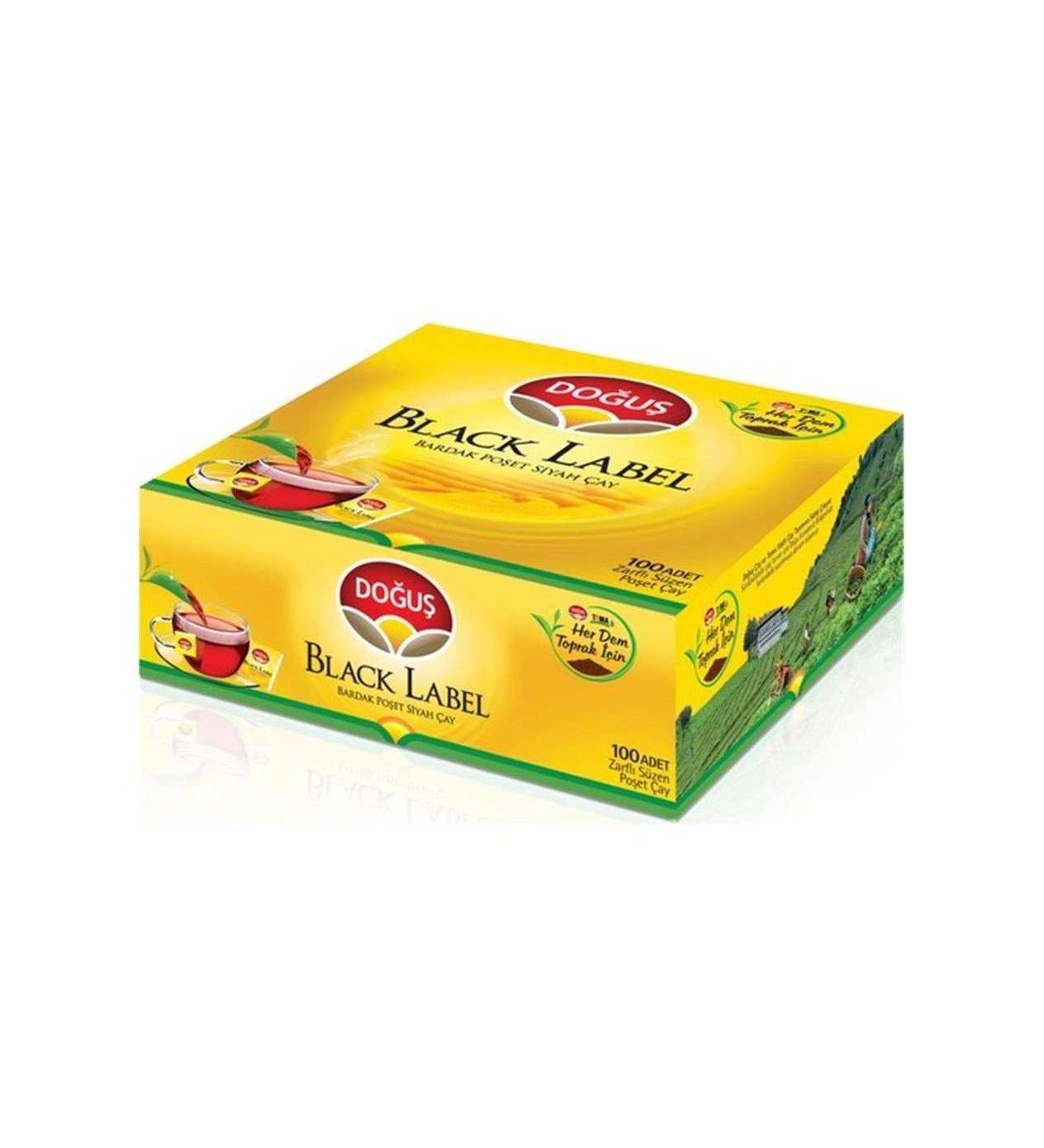 Doğuş Black Label Süzen Bardak Poşet Çay 100′lü Paket