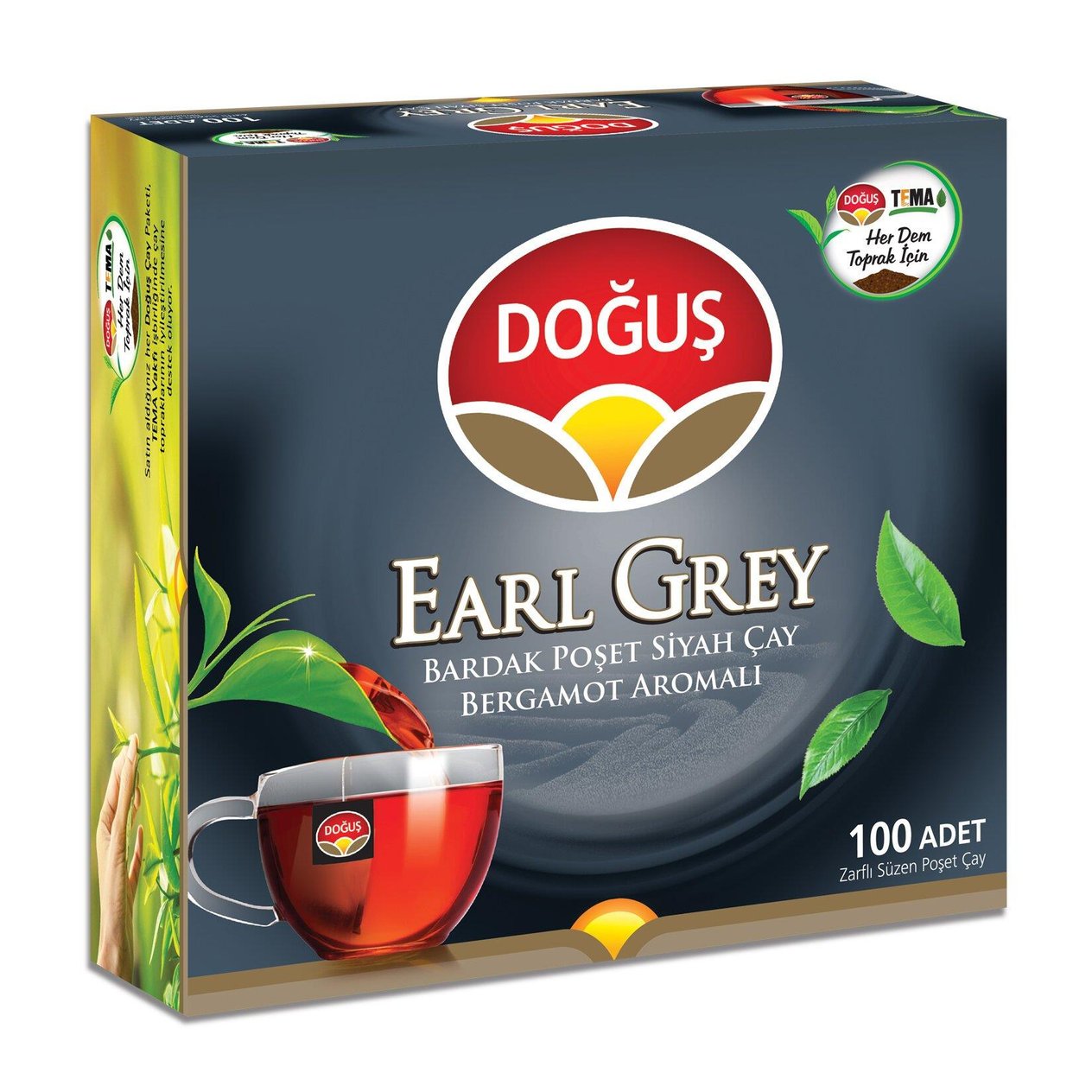 Doğuş Earl Grey Bardak Poşet Çay 100′lü Paket