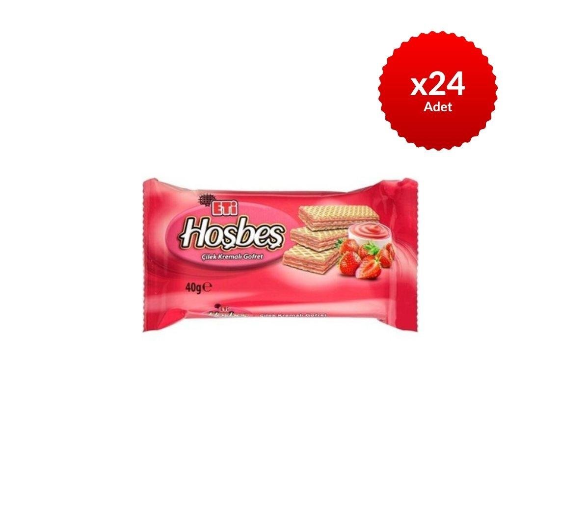 EtiEti Hoşbeş Çilek Kremalı Gofret