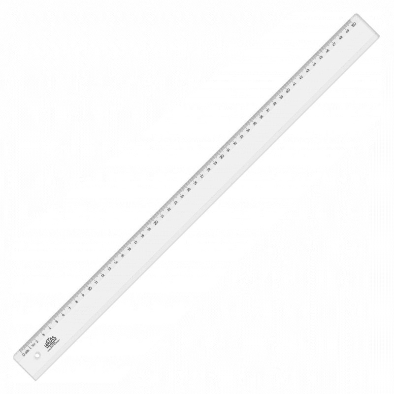 Hatas 00169 Plastik Cetvel 50 cm 