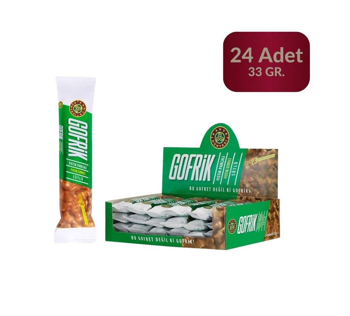 Kahve DünyasıKahve Dünyası Sütlü Çikolatalı Gofrik 33gr x 24'lü