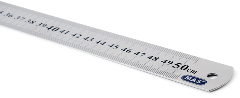 Mas 2350 Çelik Cetvel 50 cm