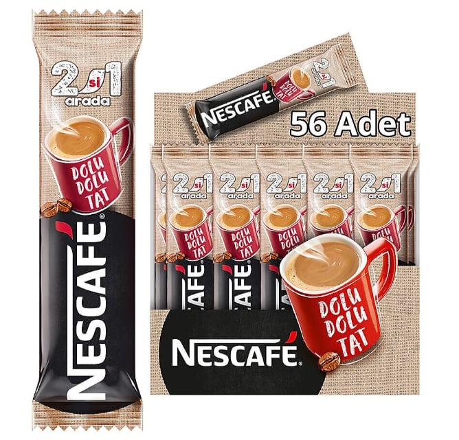 Nescafe 2'si 1 Arada 56'lı Paket