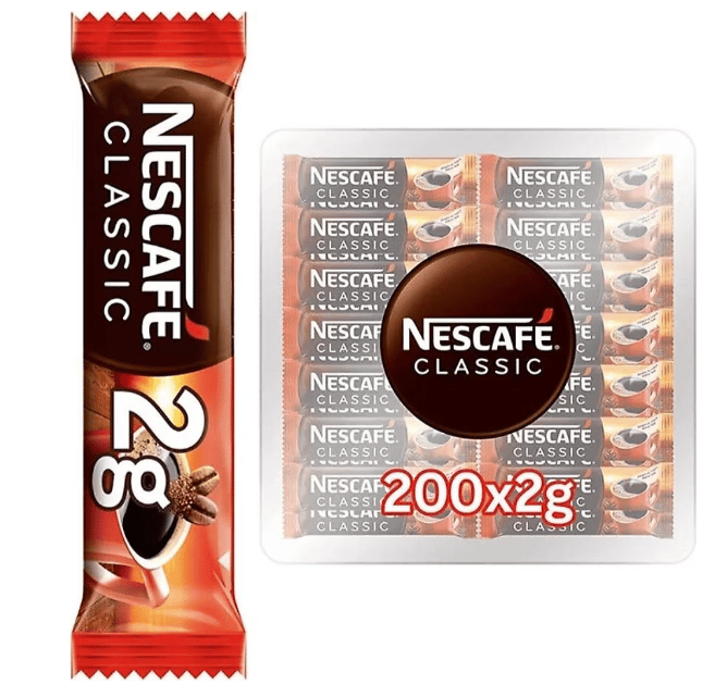 Nescafe Classic 2 gr 200′lü Paket