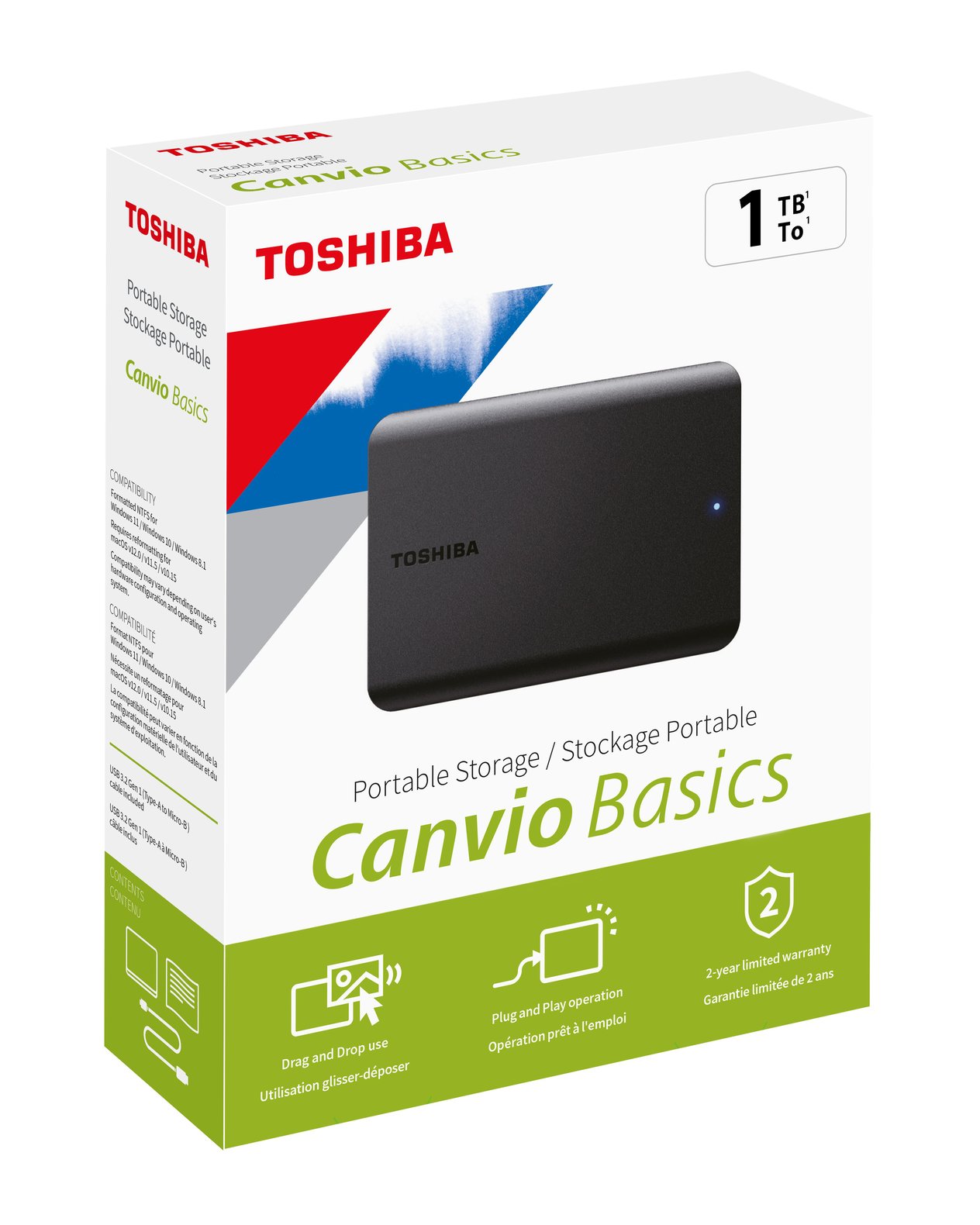 1TB Canvio Basics 2.5