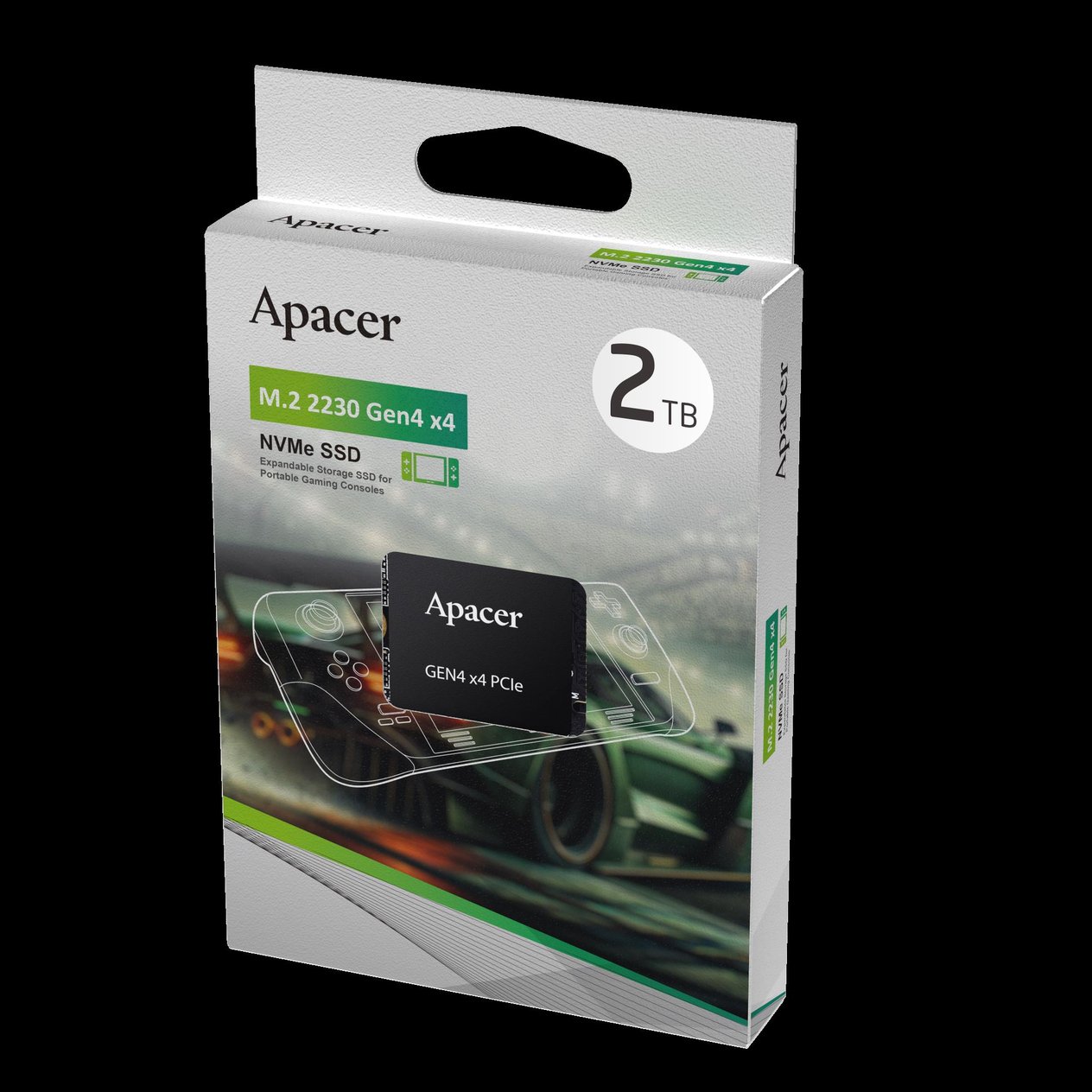 APACER 2TB 5500/5200MB/s  M.2 PCIe SSD (AP3BE4430RI-0001)