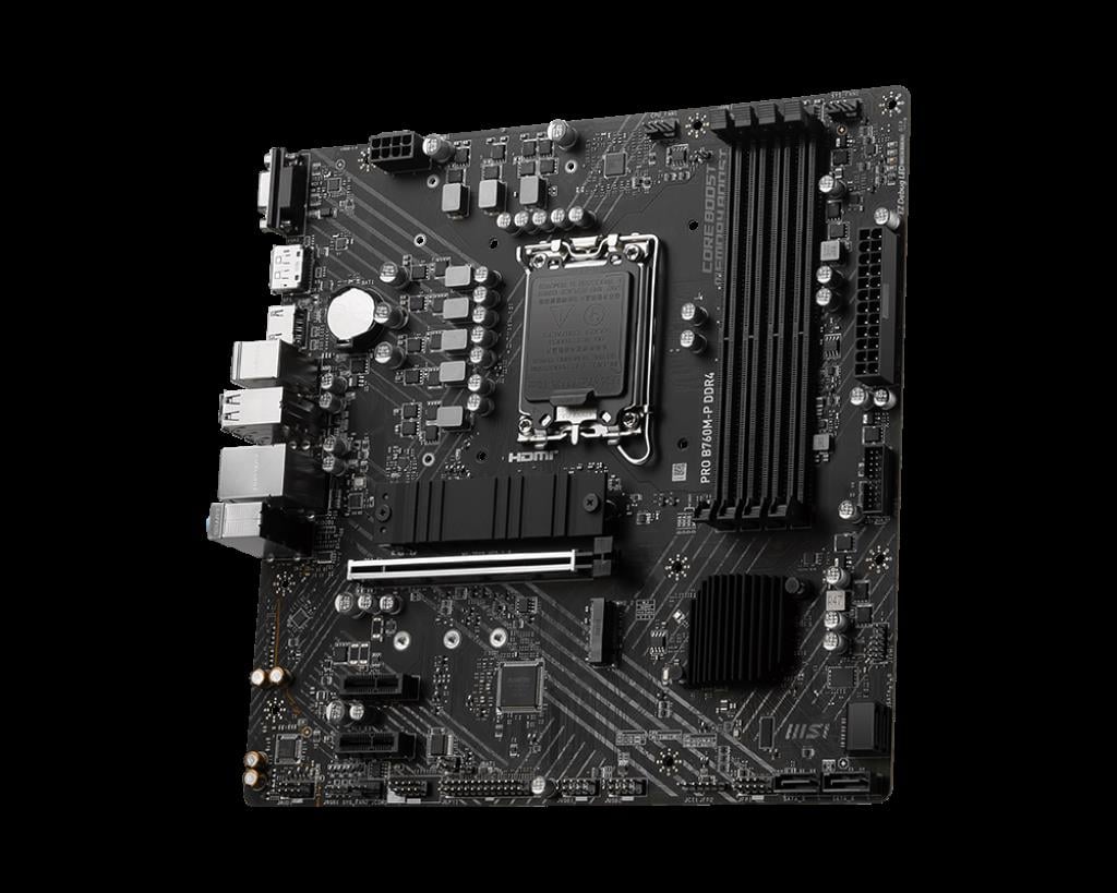 MSI PRO B760M-P DDR4 4800(OC) DDR4 HDMI DP M.2 ATX 1700p 