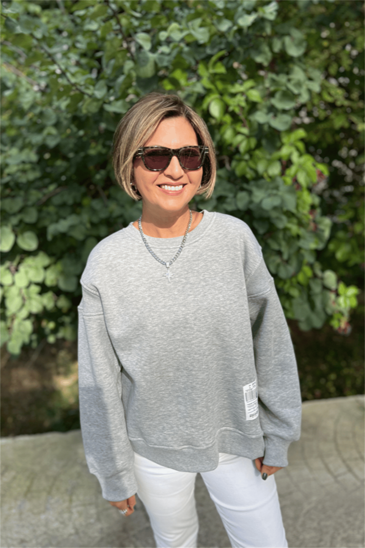 ARKASI FERMUARLI SWEATSHIRT
