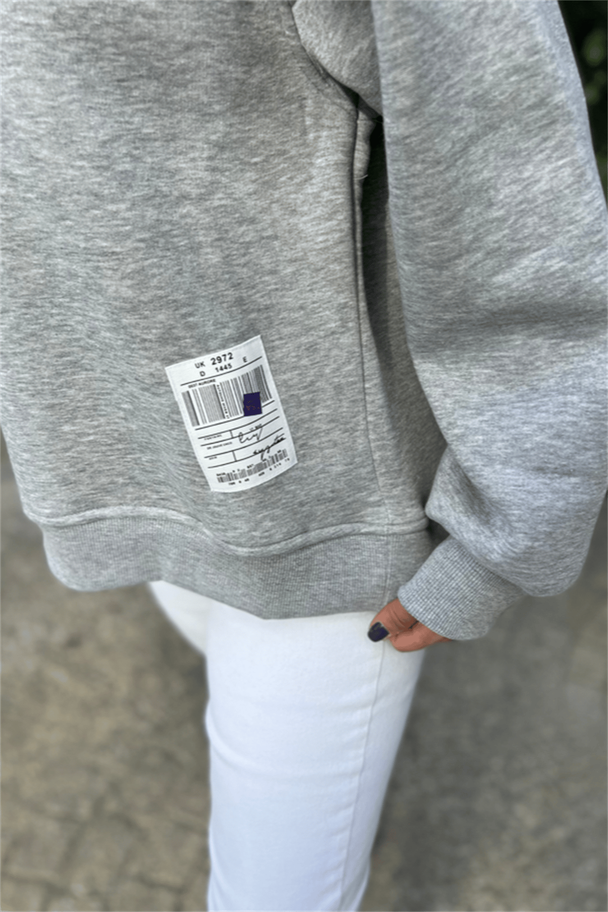 ARKASI FERMUARLI SWEATSHIRT