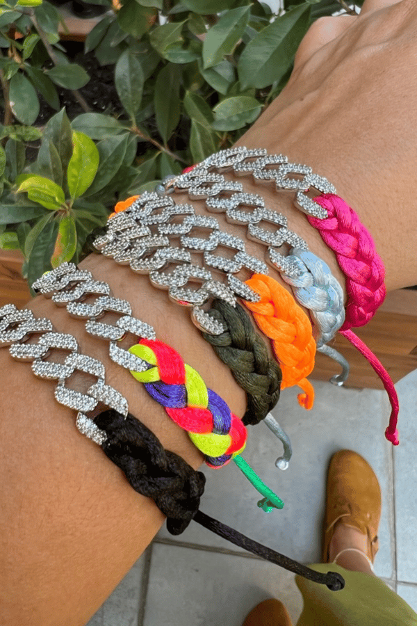 NEON İP HALHAL BİLEKLİK