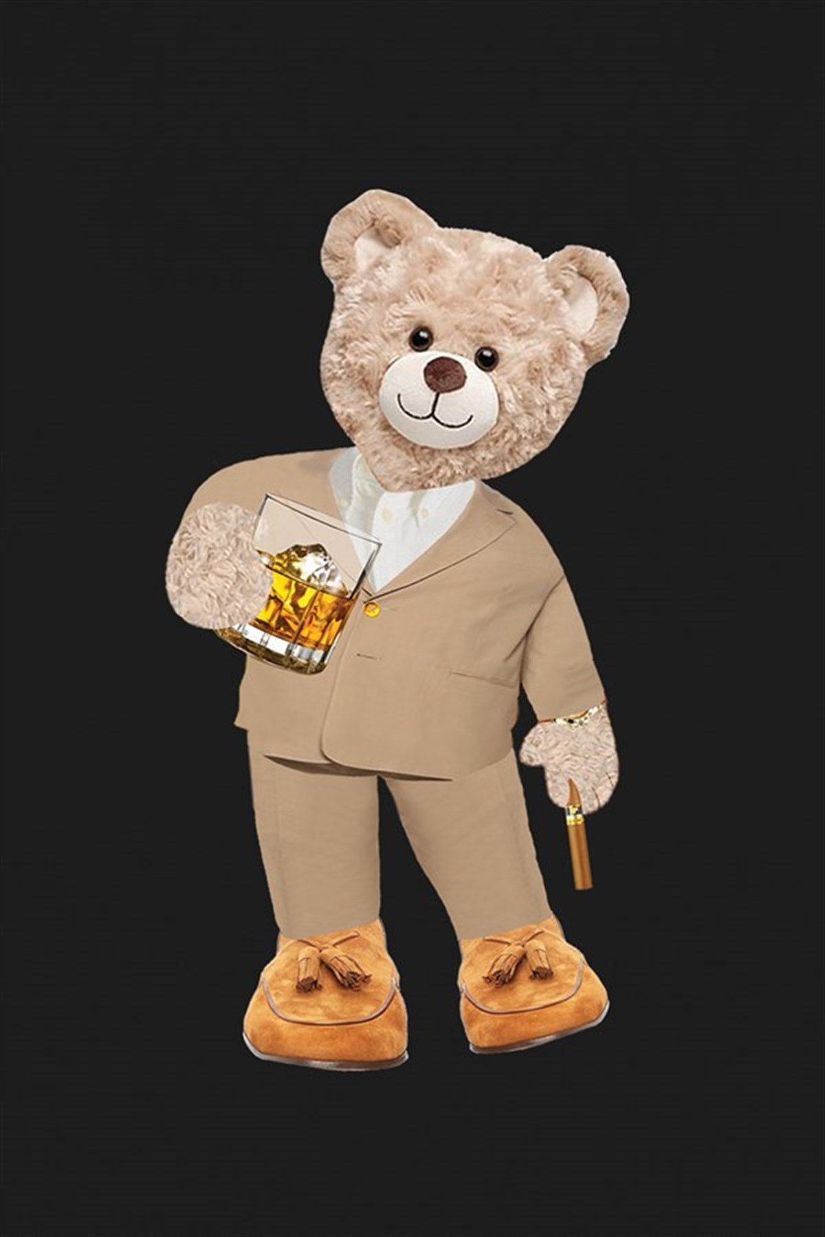 PRINTED TEDDY BEAR hoodie