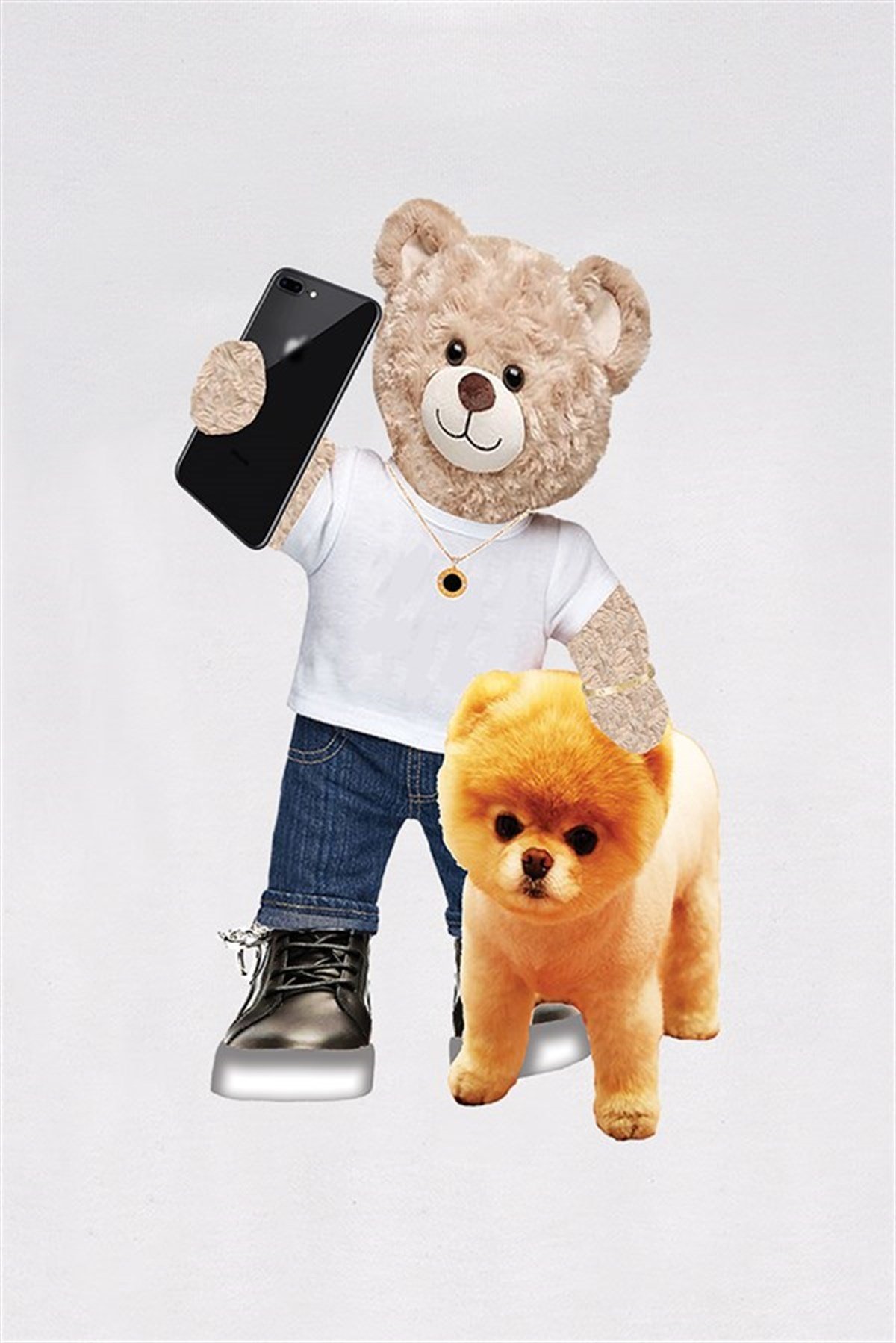 PRINTED TEDDY BEAR tshirt
