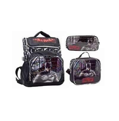 Batman-Famebag İlk ve Ortaöğretim Okul ve Günlük Sırt Beslenme ve Kalem Çantası Seti