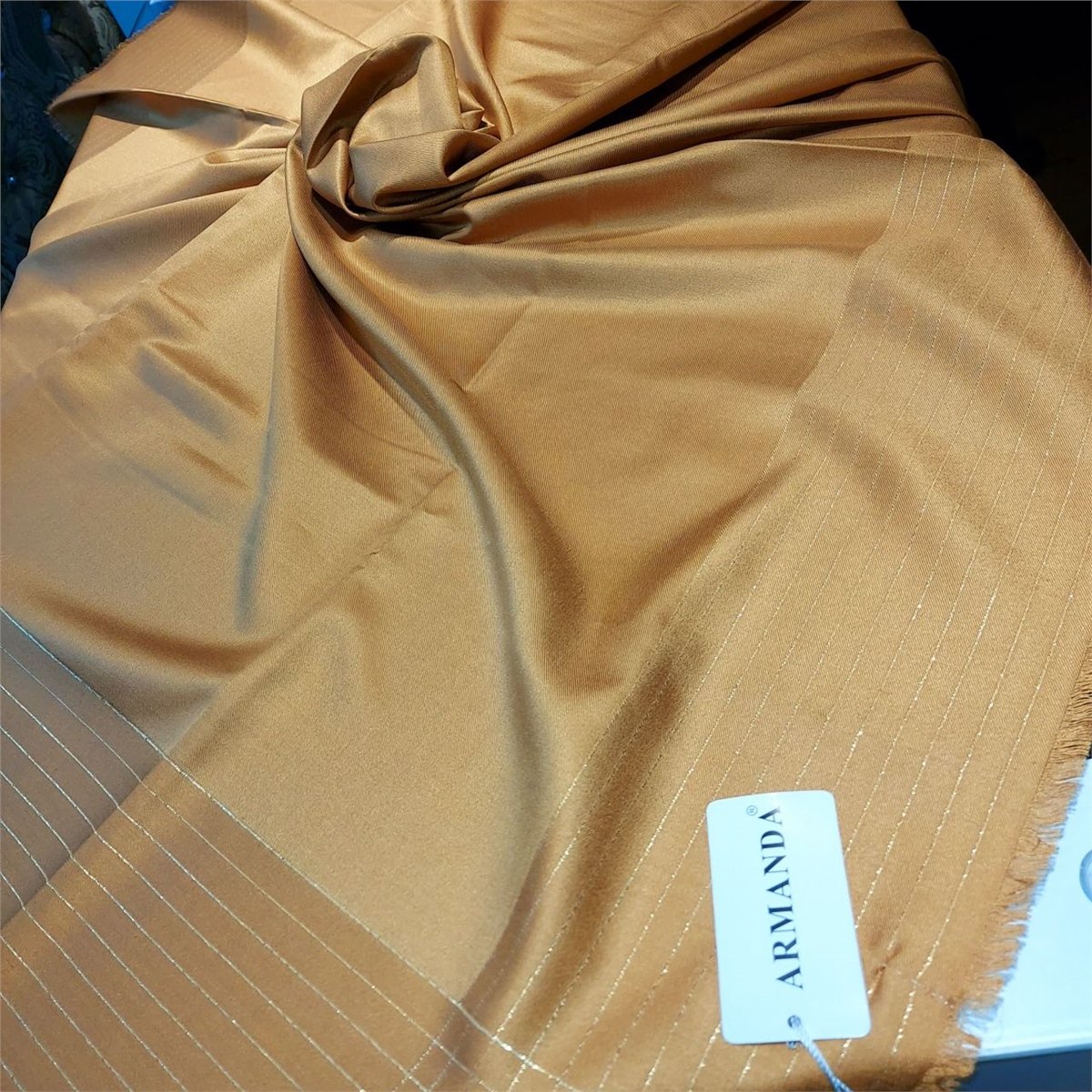 Armanda İpek Eşarp -Gold