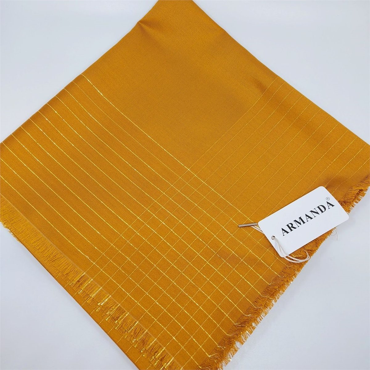 Armanda İpek Eşarp -Gold