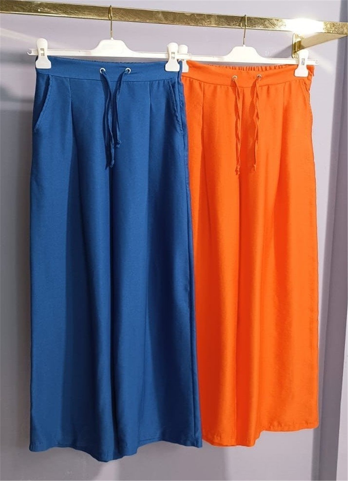Bol Paça Keten Pantolon