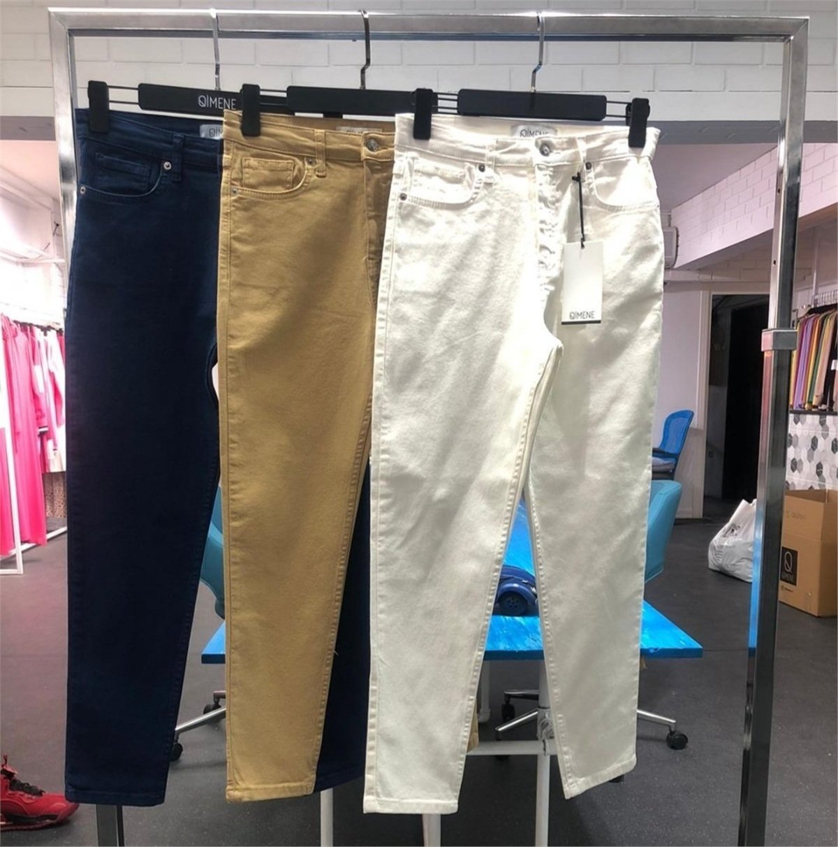 Gabardin Denim Pantolon