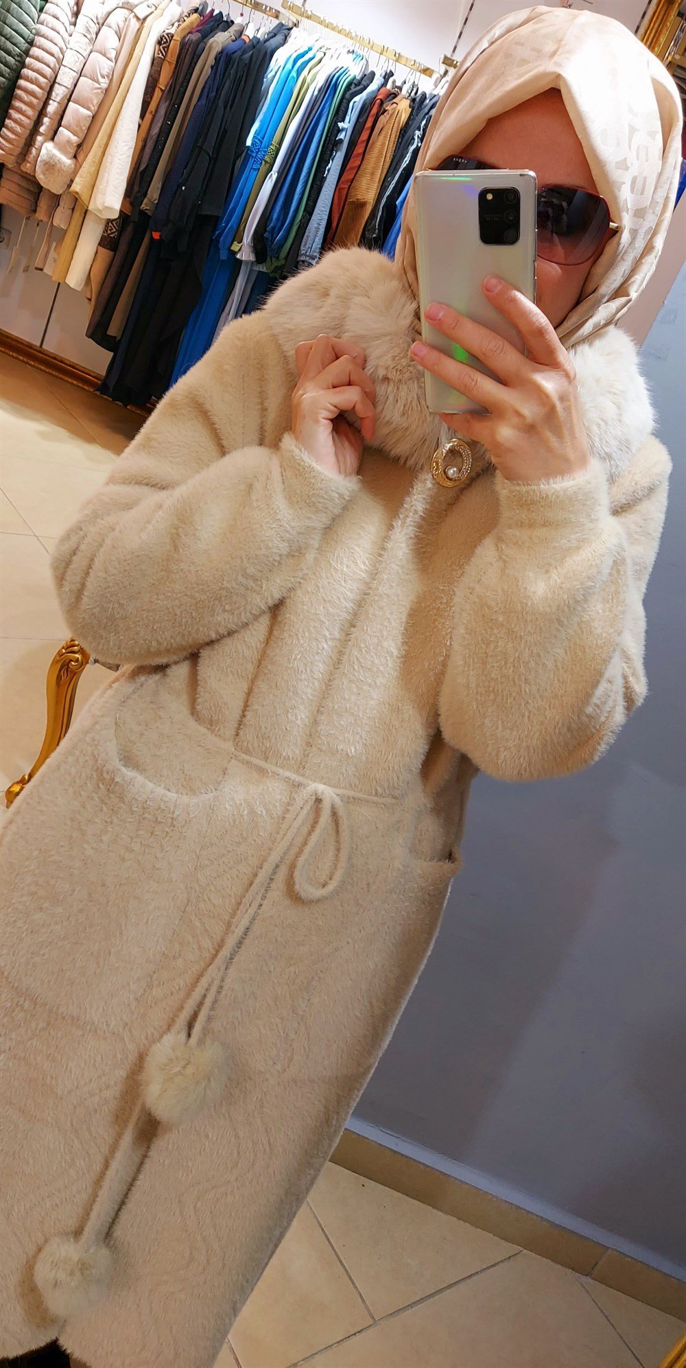 İthal Angora Kaban - Bej