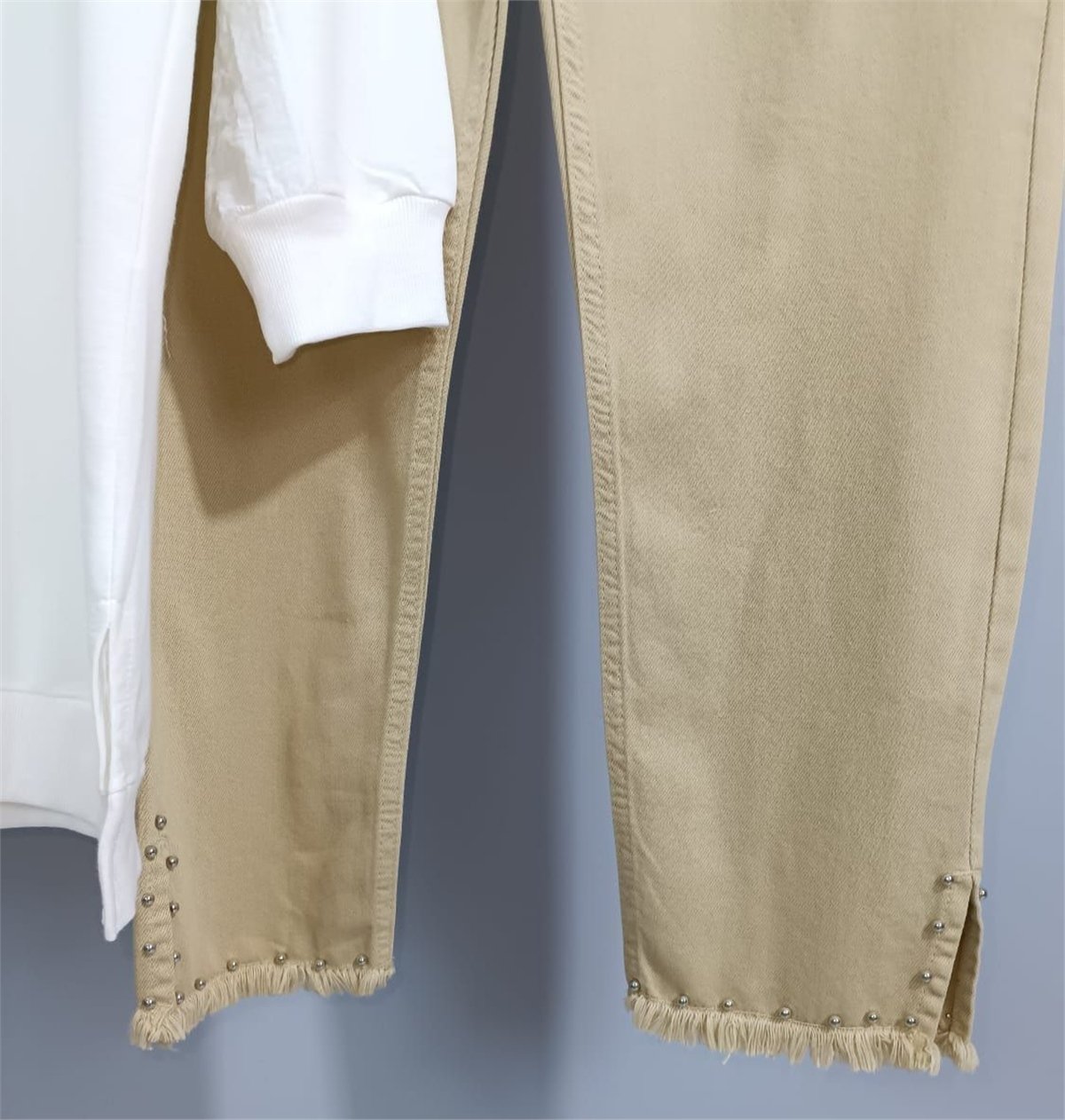 Püsküllü Denim Pantolon