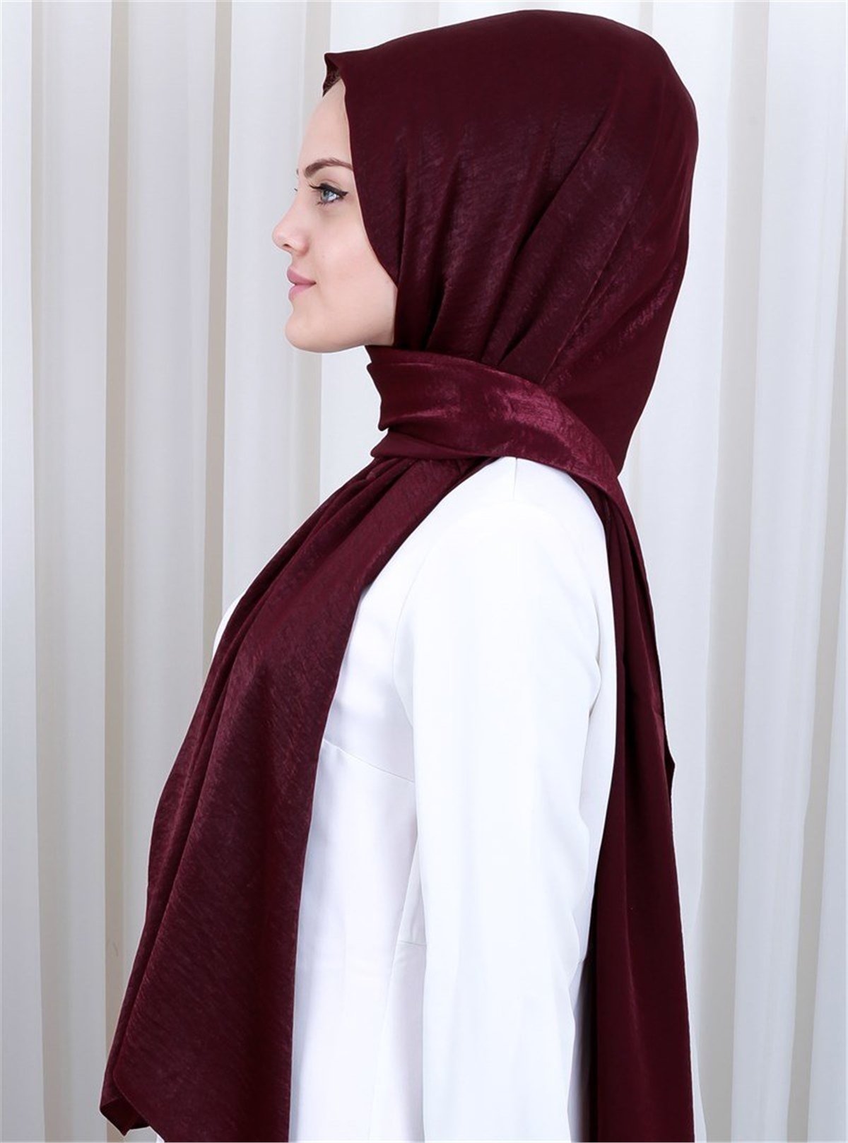 Silk Home Bambu İpeği Şal - Mürdüm
