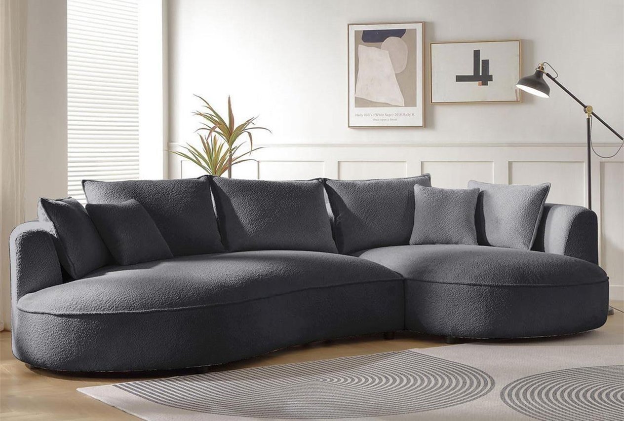 Venedik Canapé D'angle Anthracite