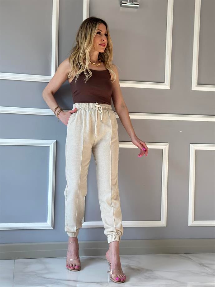 Star Keten Jogger Pantolon