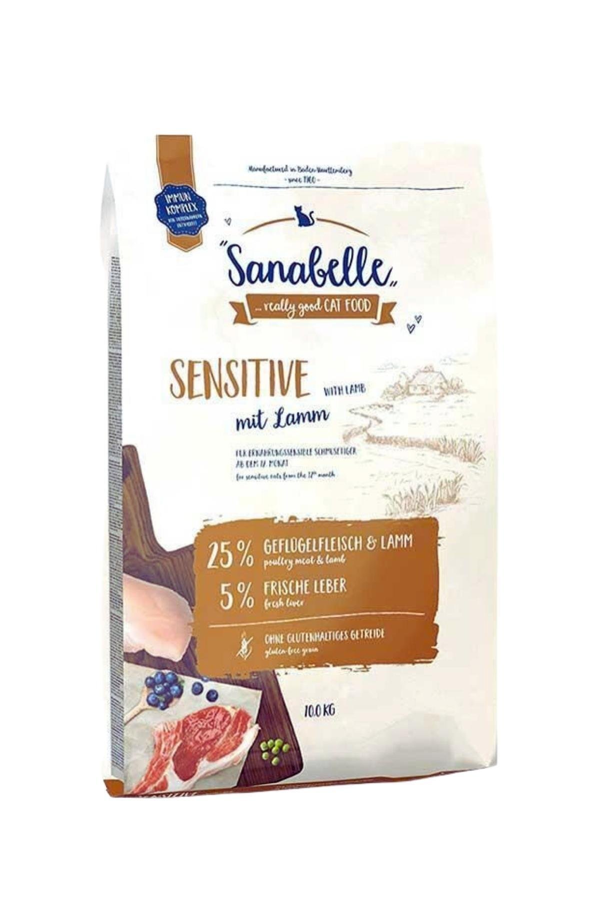 Sanabelle Sensitive Hassas Kuzulu Yetişkin Tahılsız Kedi Maması 10 Kg