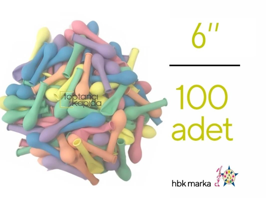Mini Makaron Balon Karışık Renk