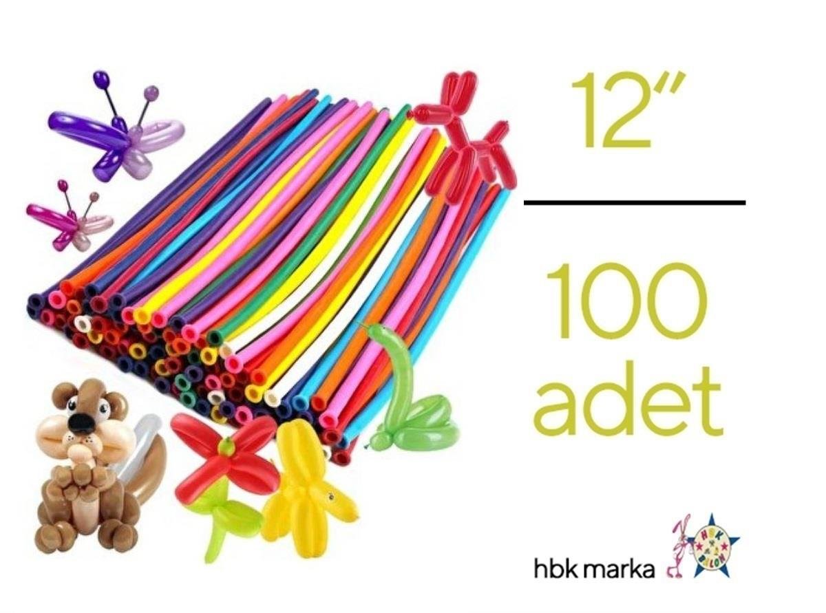 Sosis Balon Karışık Renk
