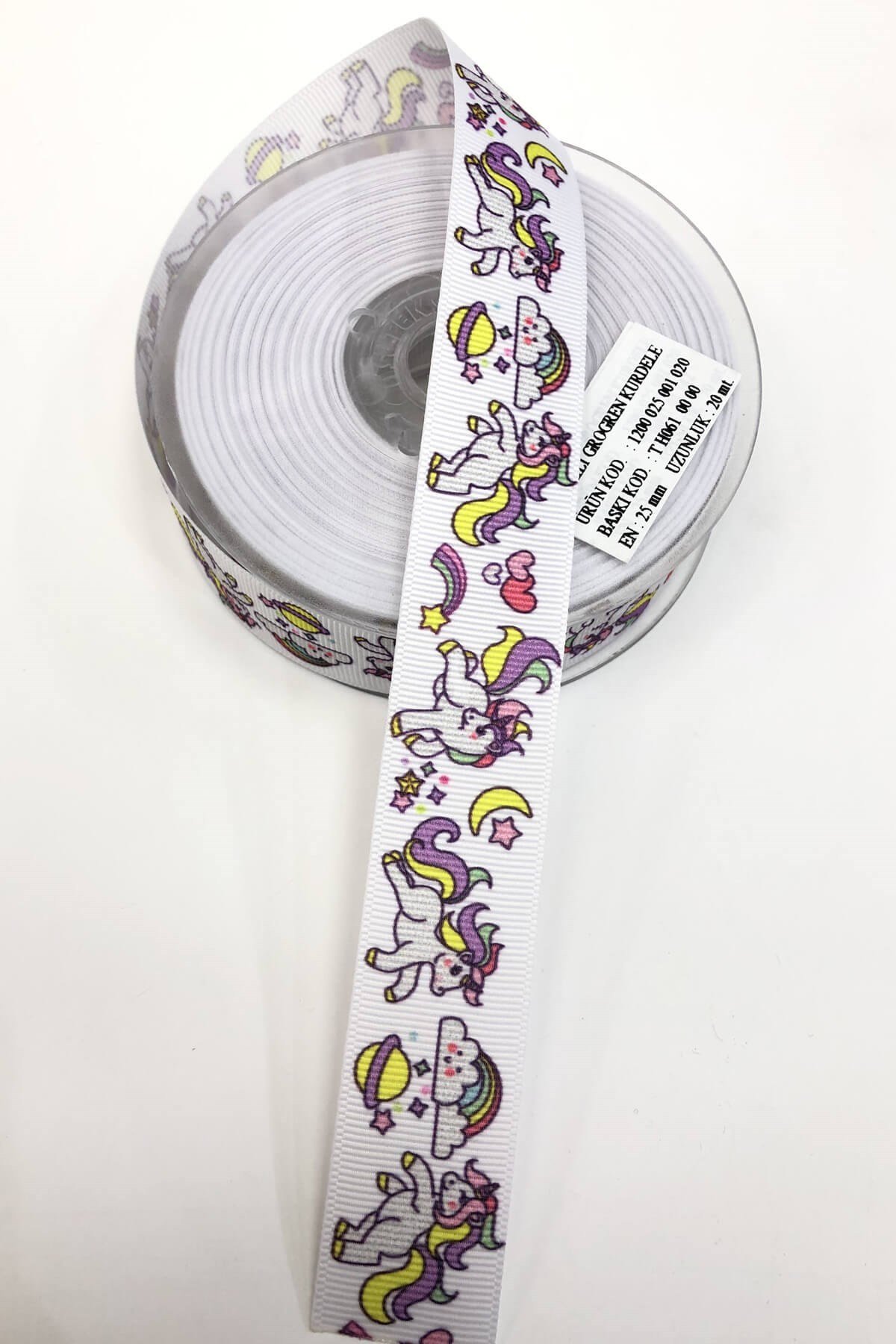 Baskılı Unicorn Grogren Kurdele