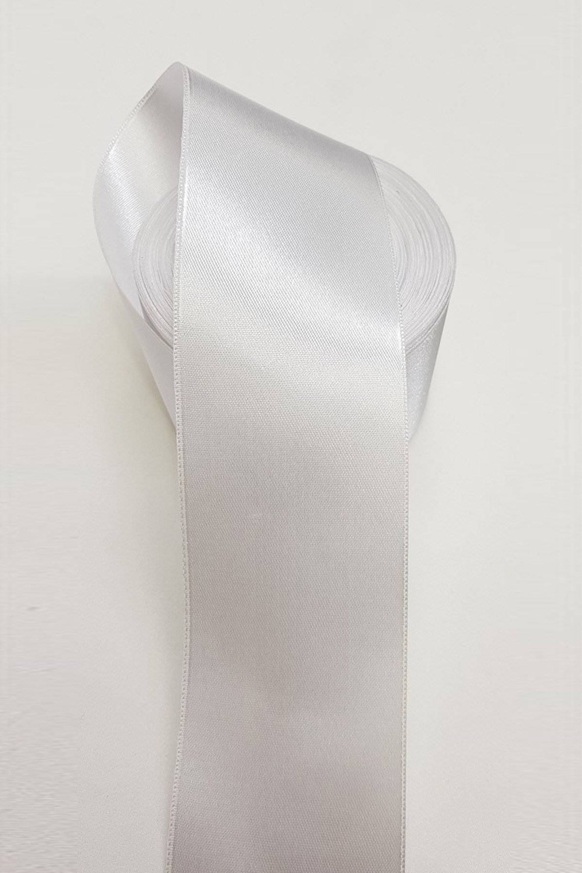 Beyaz Saten Kurdele 6Cm