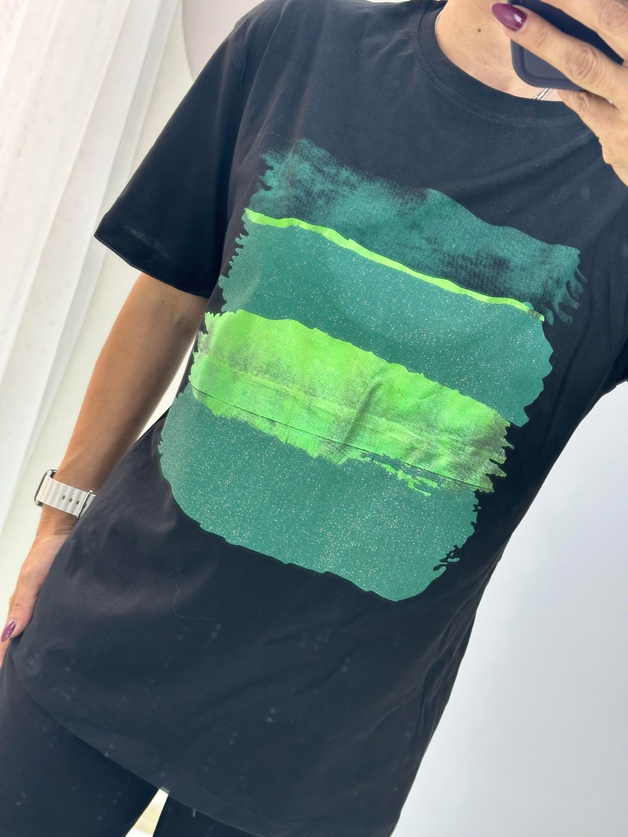 NEON FISTIK FIRÇA TSHİRT