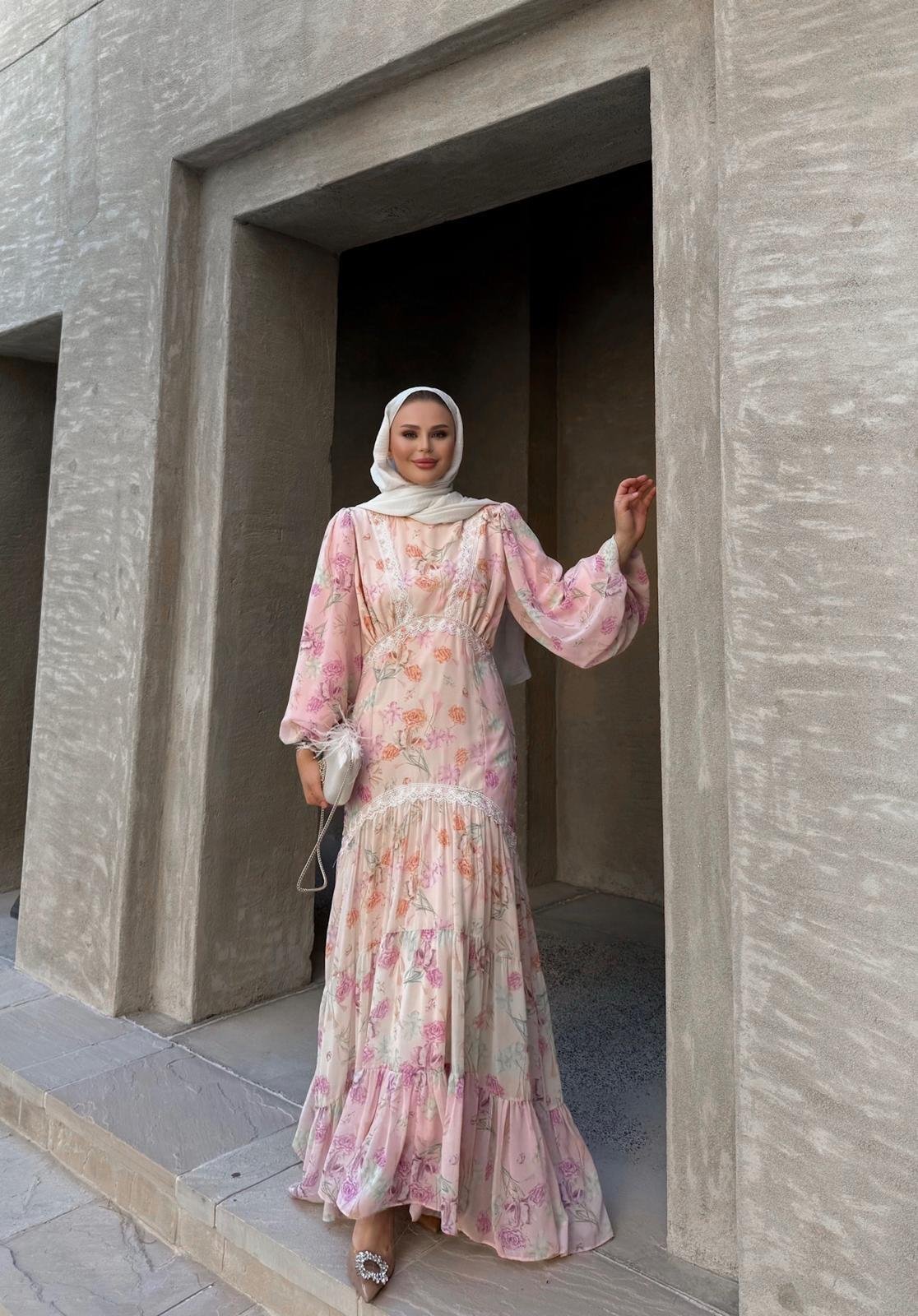 Charm Elbise Pembe