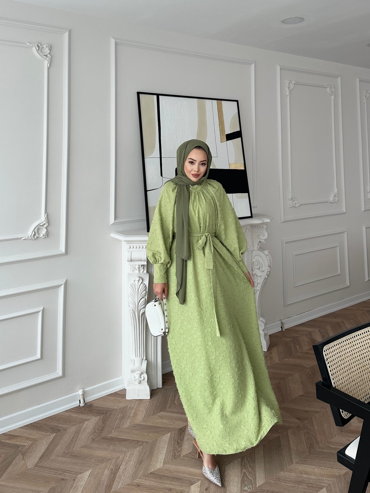 Mahira Elbise Fıstık Yeşili
