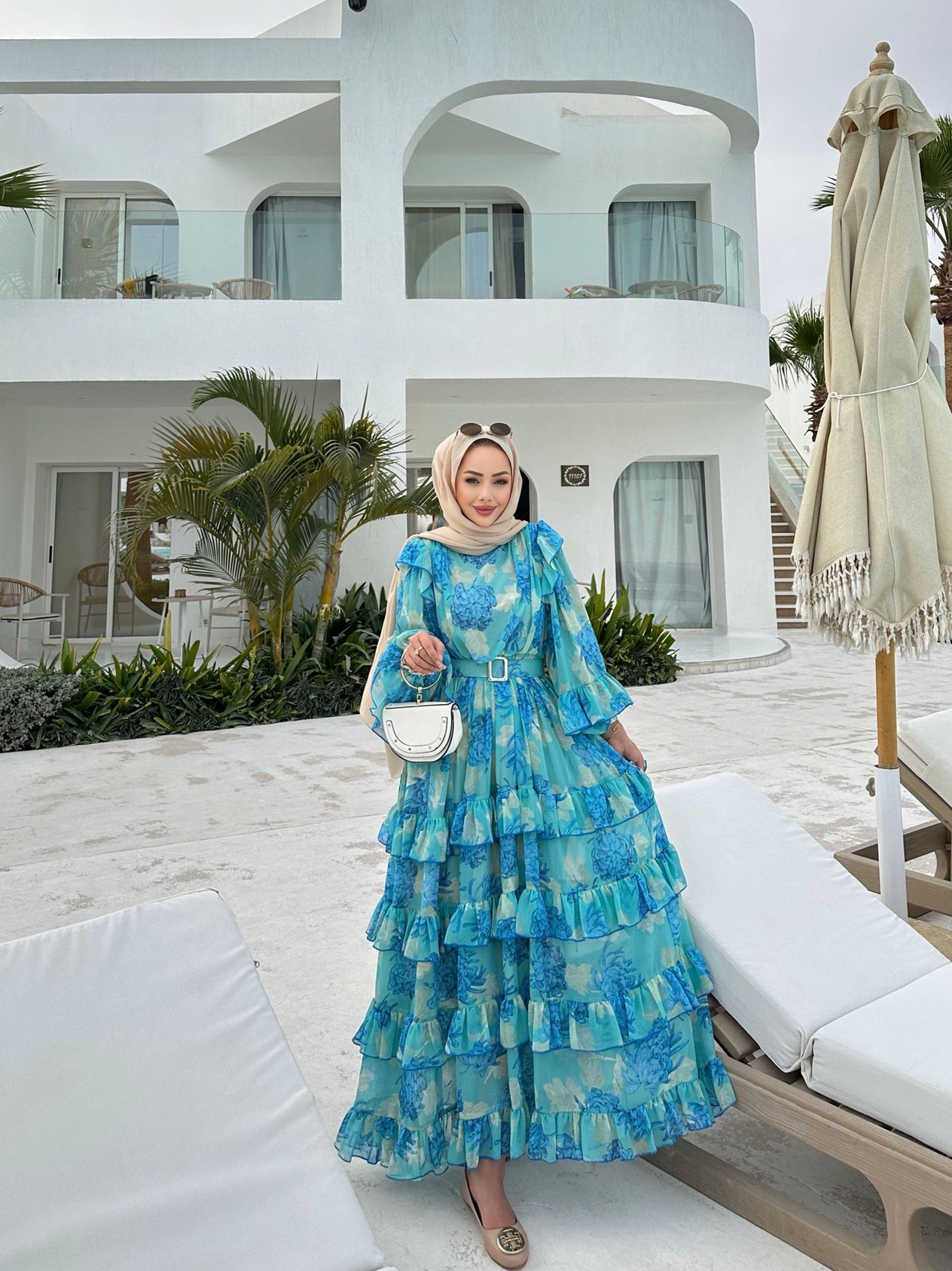 Sofya Elbise Mint Yeşili 