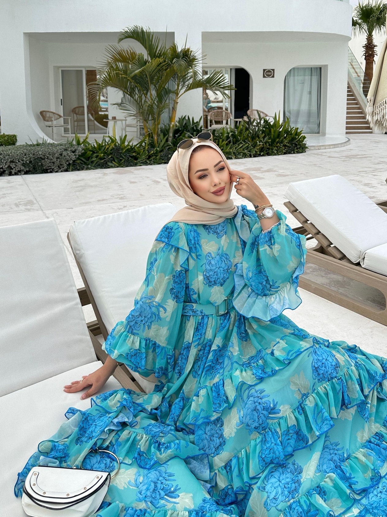 Sofya Elbise Mint Yeşili 