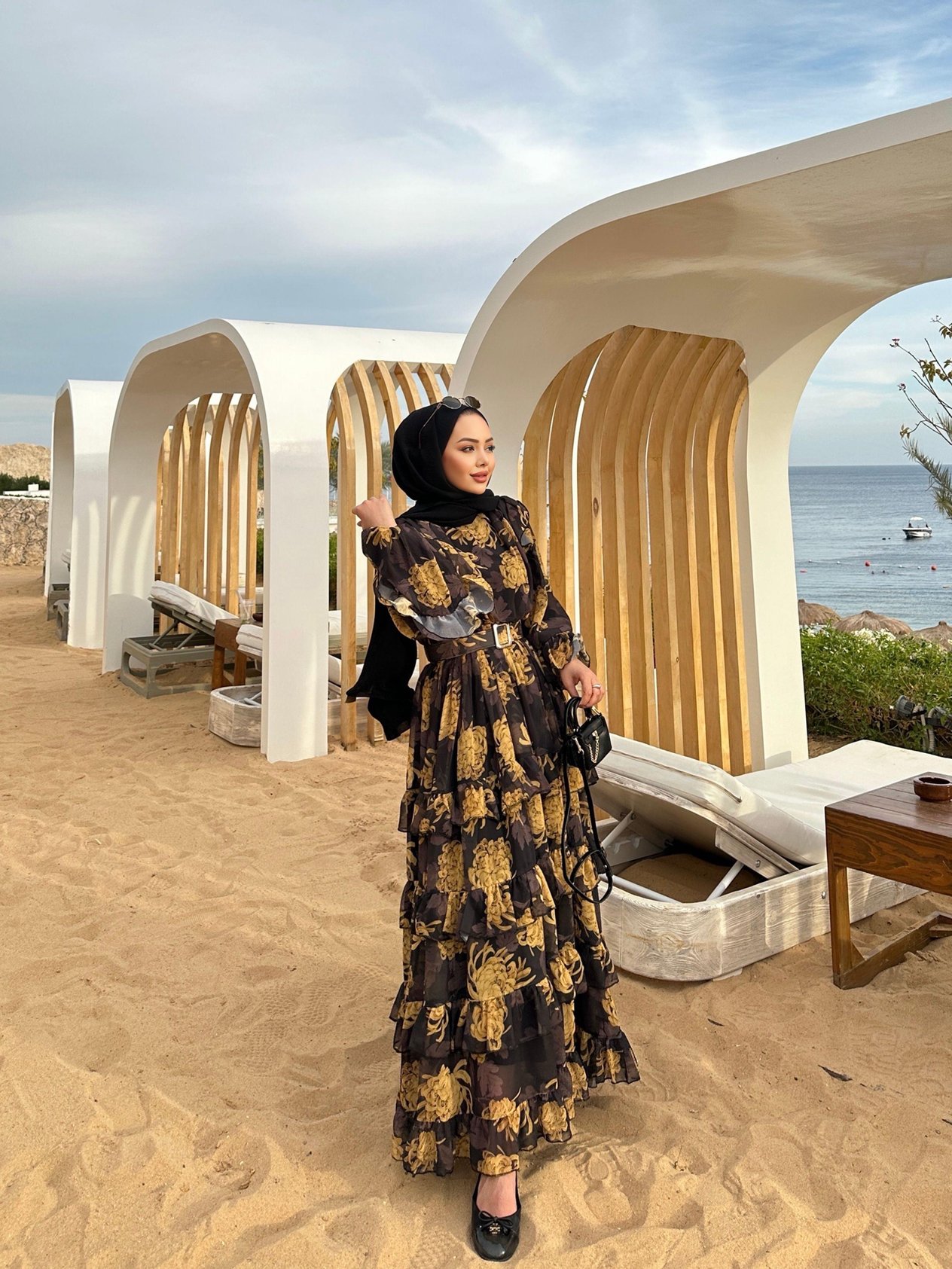 Sofya Elbise Siyah
