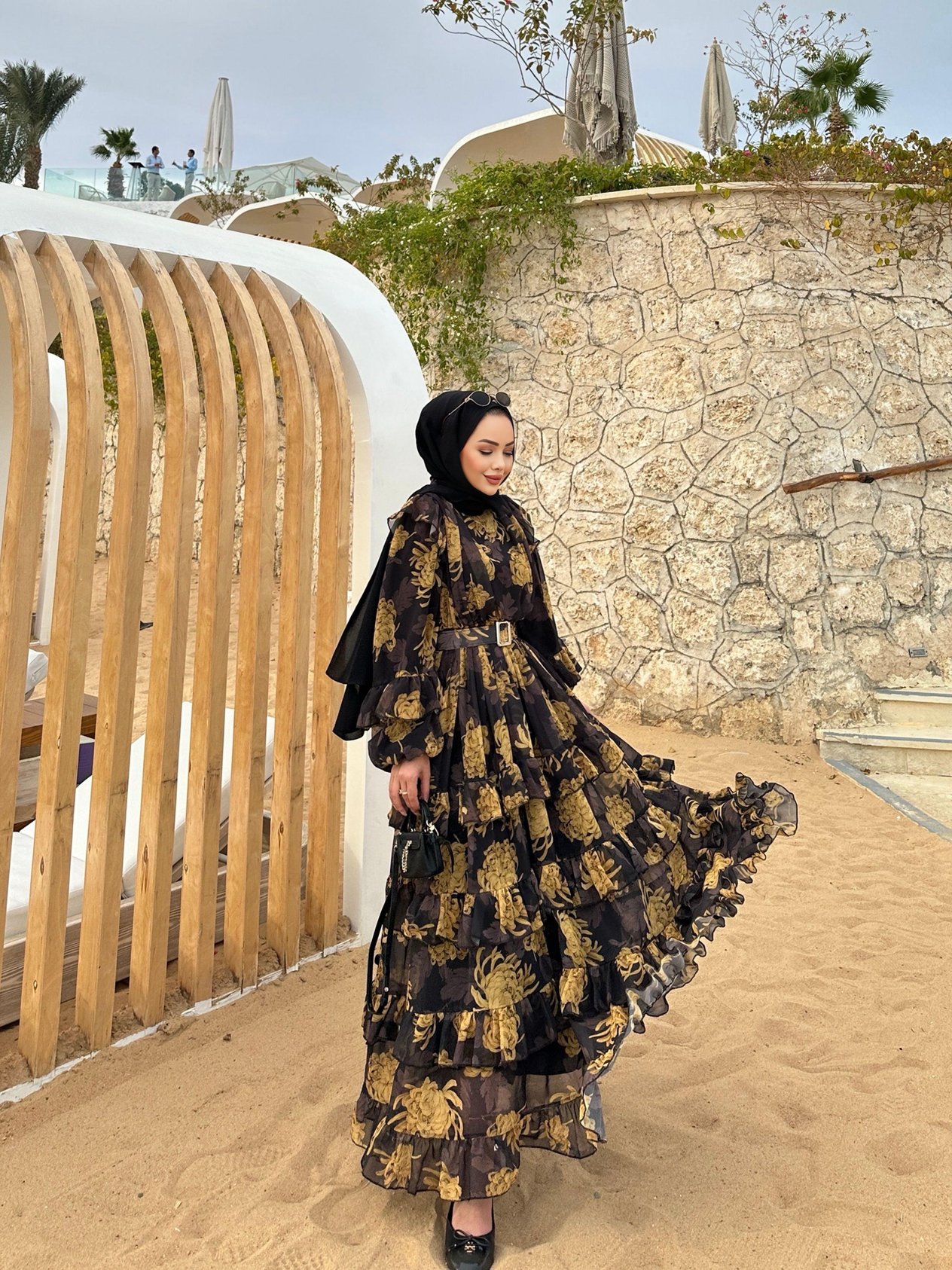 Sofya Elbise Siyah