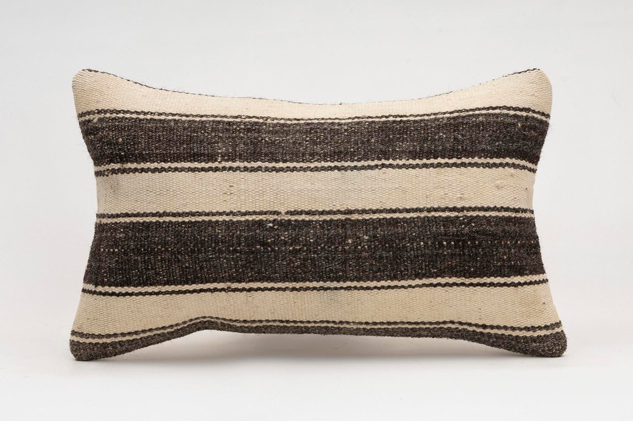 12x20 inches (30x50 cm) Kilim Pillow | KILIM WHOLESALE -&nbsp;Vintage Handmade Pillows - Vintage Handmade Kilim Rugs - It is 100% wool. Artistic and historical rugs. Old handwoven rugs. -&nbsp;Online hand woven rugs and kilim cushions sales. Shipping to a