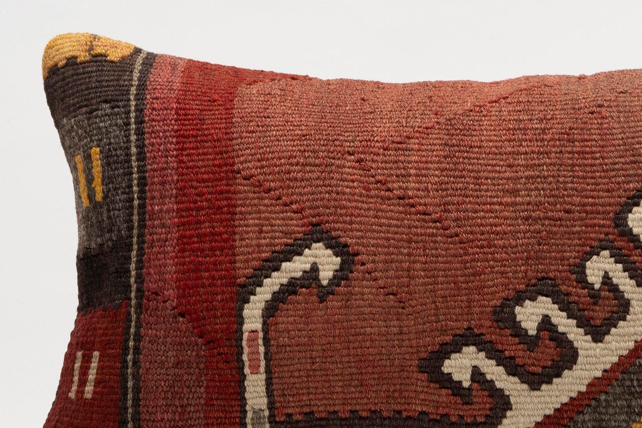 12x20 inches (30x50 cm) Kilim Pillow | KILIM WHOLESALE - Vintage Handmade Pillows - Vintage Handmade Kilim Rugs - It is 100% wool. Artistic and historical rugs. Old handwoven rugs. - Online hand woven rugs and kilim cushions sales. Shipping to a