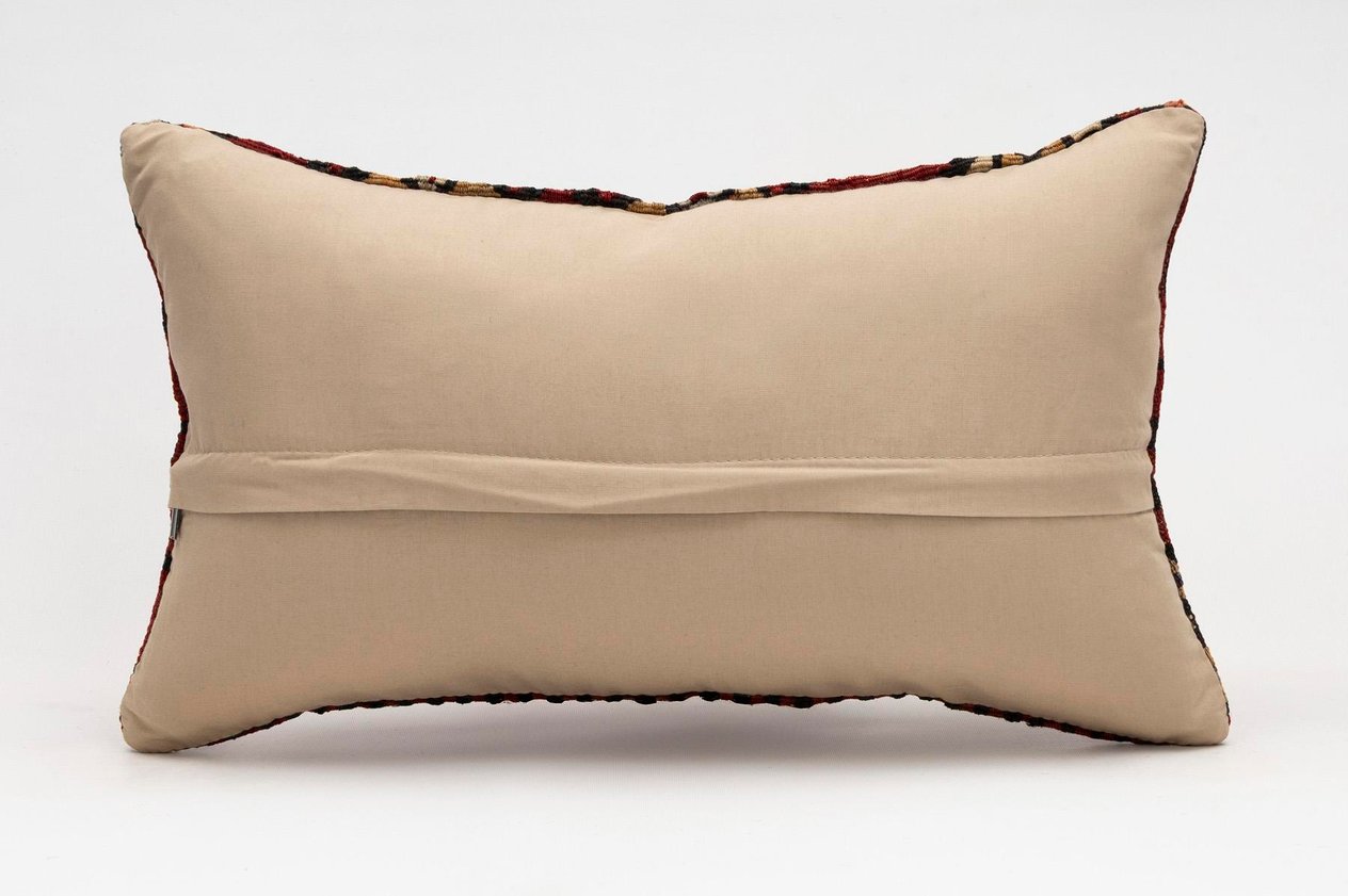 12x20 inches (30x50 cm) Kilim Pillow | KILIM WHOLESALE - Vintage Handmade Pillows - Vintage Handmade Kilim Rugs - It is 100% wool. Artistic and historical rugs. Old handwoven rugs. - Online hand woven rugs and kilim cushions sales. Shipping to a