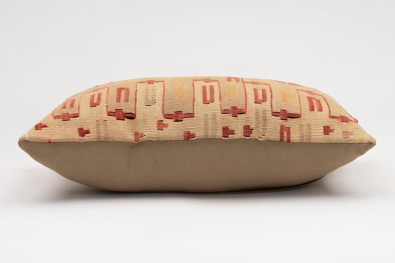 12x20 inches (30x50 cm) Kilim Pillow | KILIM WHOLESALE - Vintage Handmade Pillows - Vintage Handmade Kilim Rugs - It is 100% wool. Artistic and historical rugs. Old handwoven rugs. - Online hand woven rugs and kilim cushions sales. Shipping to a