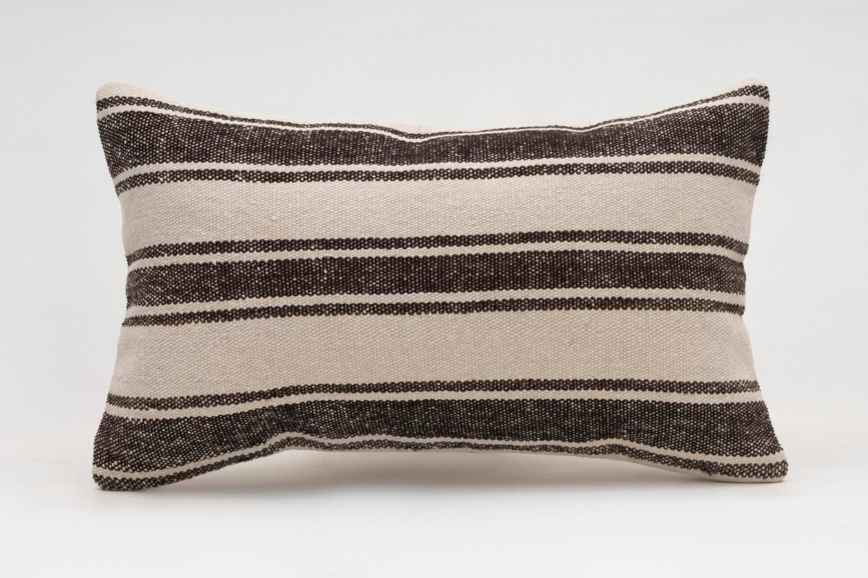 12x20 inches (30x50 cm) Kilim Pillow | KILIM WHOLESALE -&nbsp;Vintage Handmade Pillows - Vintage Handmade Kilim Rugs - It is 100% wool. Artistic and historical rugs. Old handwoven rugs. -&nbsp;Online hand woven rugs and kilim cushions sales. Shipping to a