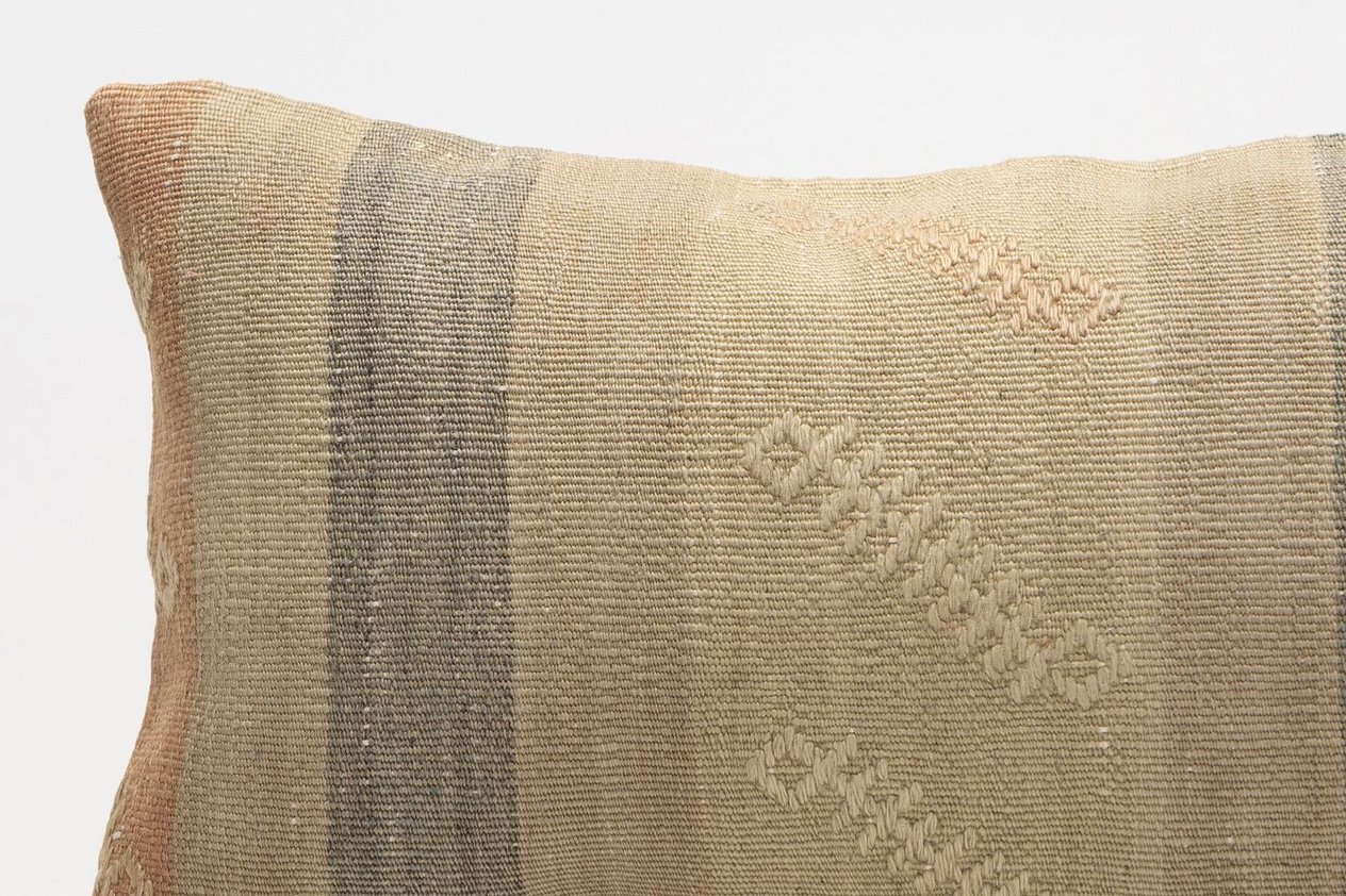 12x20 inches (30x50 cm) Kilim Pillow | KILIM WHOLESALE - Vintage Handmade Pillows - Vintage Handmade Kilim Rugs - It is 100% wool. Artistic and historical rugs. Old handwoven rugs. - Online hand woven rugs and kilim cushions sales. Shipping to a