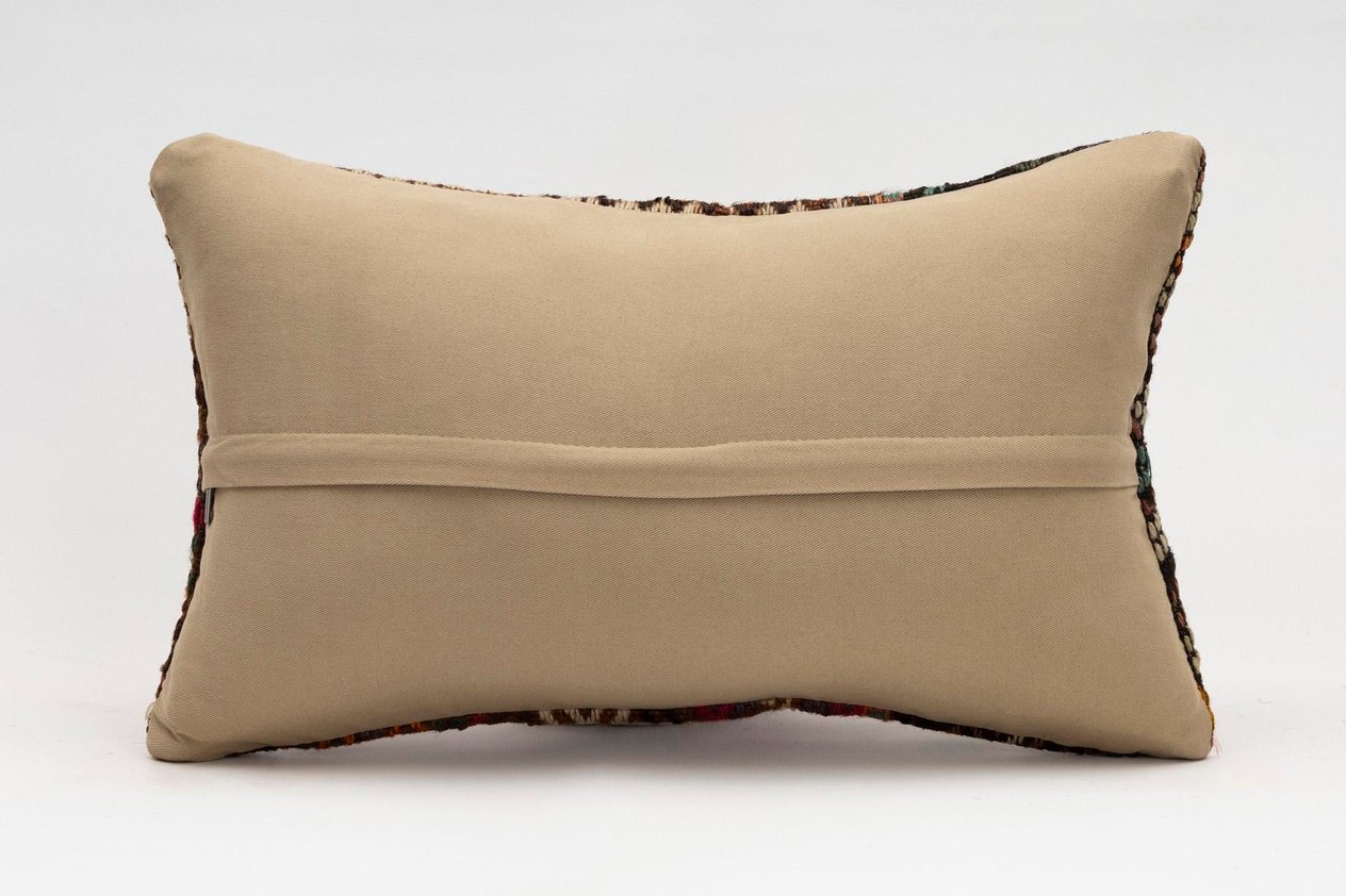 12x20 inches (30x50 cm) Kilim Pillow | KILIM WHOLESALE - Vintage Handmade Pillows - Vintage Handmade Kilim Rugs - It is 100% wool. Artistic and historical rugs. Old handwoven rugs. - Online hand woven rugs and kilim cushions sales. Shipping to a