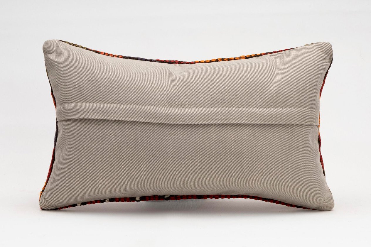 12x20 inches (30x50 cm) Kilim Pillow | KILIM WHOLESALE - Vintage Handmade Pillows - Vintage Handmade Kilim Rugs - It is 100% wool. Artistic and historical rugs. Old handwoven rugs. - Online hand woven rugs and kilim cushions sales. Shipping to a